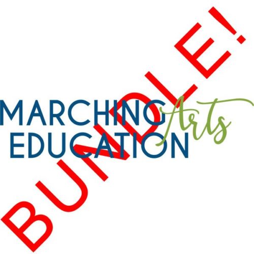 Marching Arts Education Logo Square Bundle