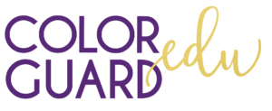 ColorGuardEDU Logo : Color Guard Education with Courtney Allyson Mills an Educational Consultant and Performance Specialist. Teaching Professional Development to Schools, Districts, Circuits and Teachers including Masterclasses with Marching Arts Education