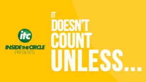 It doesn't count unless...